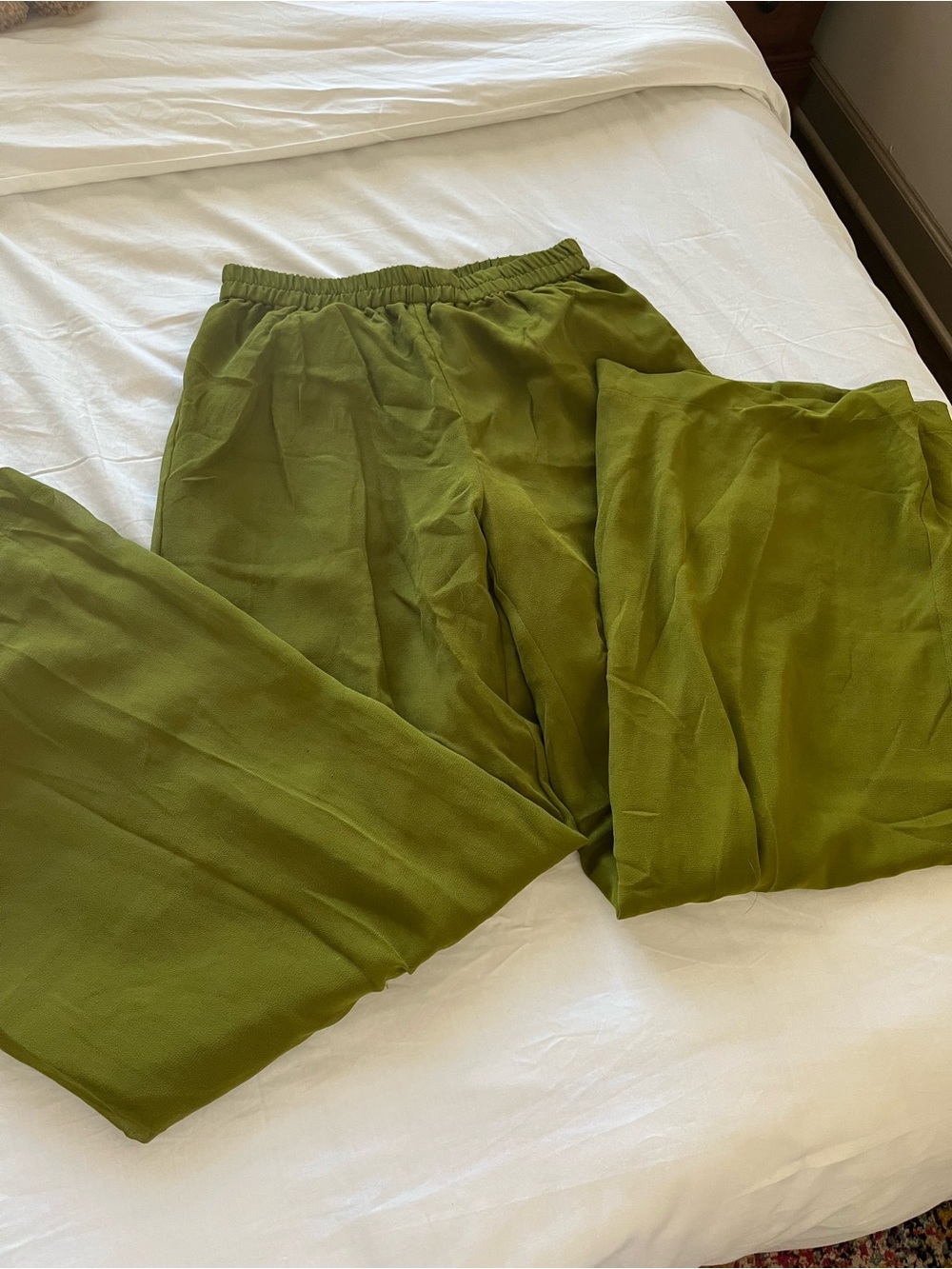 Ashro Olive Green Men’s Elastic Waist Joggers